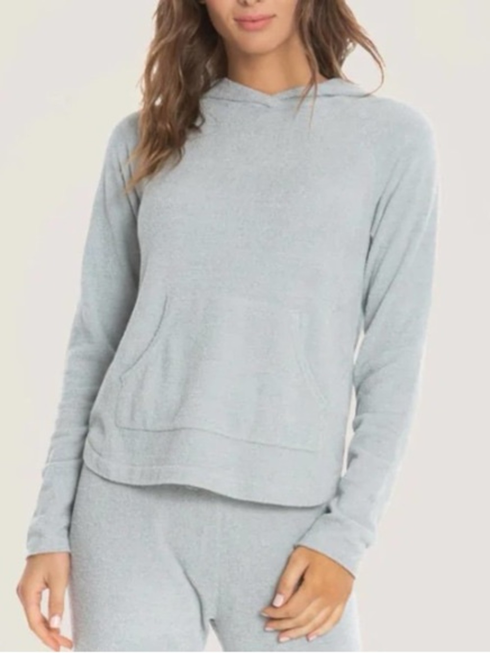 Barefoot Dreams Like New Hoodie Mint Green